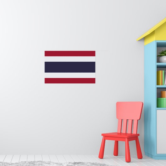 Poster with Flag of Thailanda (Kinderkamer 1)