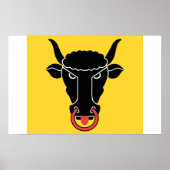 Poster with Flag of Uri, Switzerland (Voorkant)