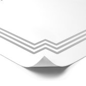 Poster witte en zilveren weddenschappen (Hoek)