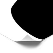 Poster Witte Vlindervrouw (Hoek)