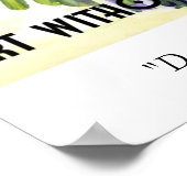 Poster: "Woestijncactus" van Geraldine Poster (Hoek)