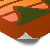 Poster woestijnlandschap (Hoek)