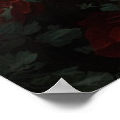 Poster Wolf Fleur (Hoek)