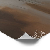 Poster | Wolf | Oliekunststijl (Hoek)