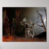 Poster Woodswoman (Voorkant)