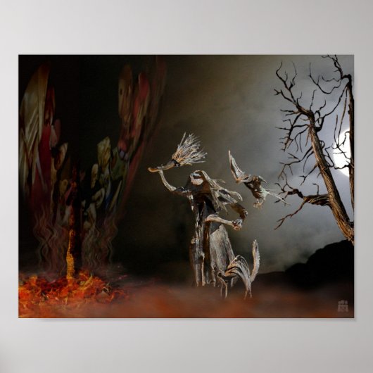 Poster Woodswoman (Voorkant)