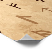 Poster wordt uitgevoerd (Hoek)