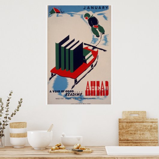 POSTER WPA-bibliotheek (Keuken)