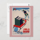 POSTER WPA-bibliotheek Briefkaart (Voorkant / Achterkant)