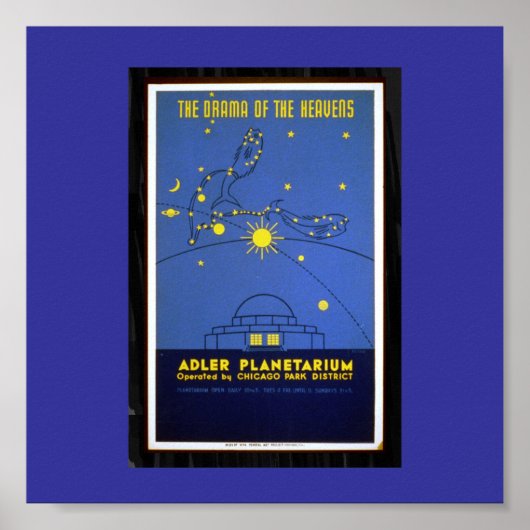 Poster-WPA Chicago-Drama van Heavens-WPA Poster (Voorkant)