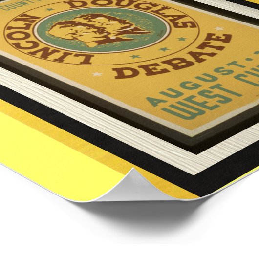 Poster-WPA Chicago-Lincoln Douglas Debate Poster (Hoek)