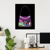 POSTER - X-RAY PURSE ORIGINAL PINK (Thuiskantoor)
