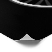 POSTER - X-RAY SKELETON BIKING BLACK GRAY (Hoek)