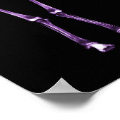 POSTER- X-RAY SKELETON FAMILIE ZWARTE PAARS POSTER (Hoek)