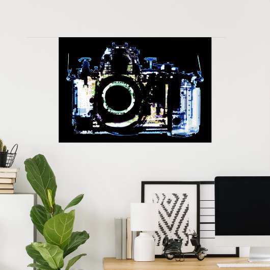 POSTER - X-RAY VISION CAMERA - ORIGINEEL (Thuiskantoor)