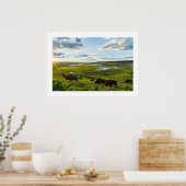 Poster Yellowstone Buffalo (Keuken)