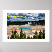 Poster Yellowstone Hot Pot (Voorkant)