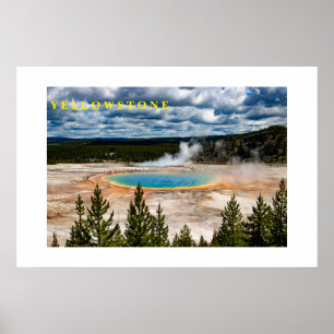 Poster Yellowstone Hot Pot