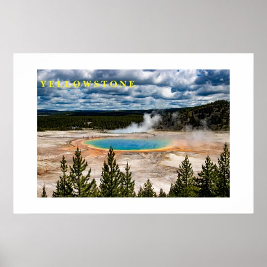 Poster Yellowstone Hot Pot (Voorkant)