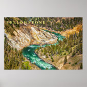Poster Yellowstone River Canyon (Voorkant)