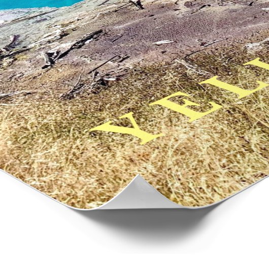 Poster Yellowstone Thermische Warmtepot (Hoek)