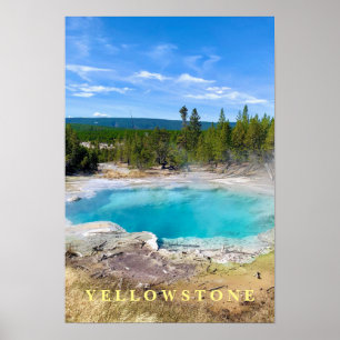 Poster Yellowstone Thermische Warmtepot