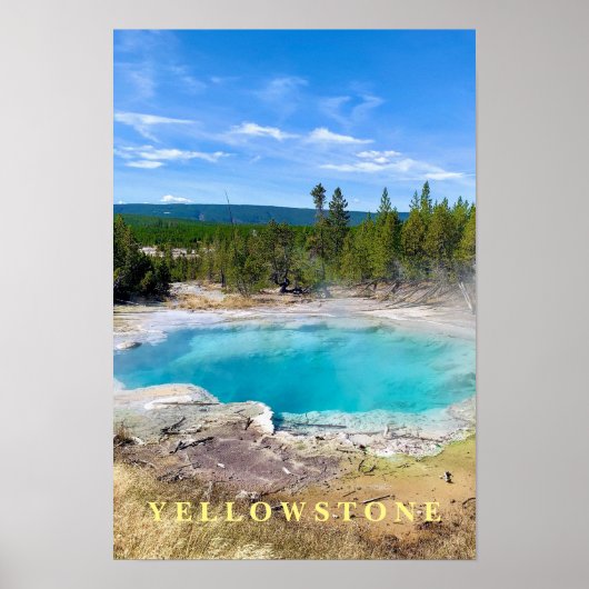 Poster Yellowstone Thermische Warmtepot (Voorkant)