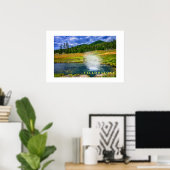 Poster Yellowstone Thermische Warmwaterbron (Thuiskantoor)