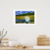 Poster Yellowstone Thermische Warmwaterbron (Keuken)