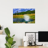 Poster Yellowstone Thermische Warmwaterbron (Thuiskantoor)