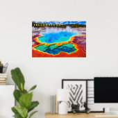Poster Yellowstone Thermische Warmwaterbron (Thuiskantoor)