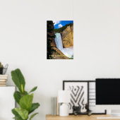 Poster Yellowstone Waterval (Thuiskantoor)