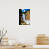 Poster Yellowstone Waterval (Keuken)