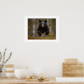 Poster Yellowstone Zwart Beer (Keuken)