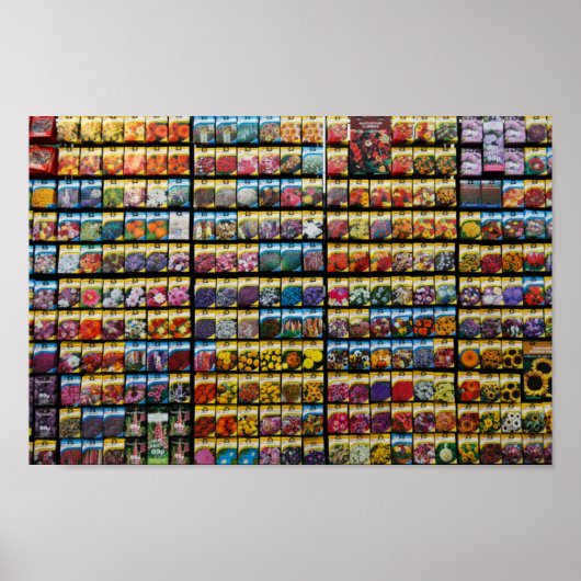 Poster zaadverpakking (Voorkant)