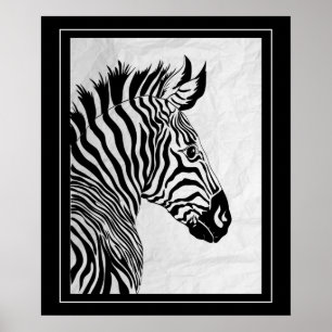 Poster-Zebra 20 x 24 inch Poster