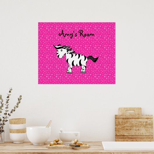 poster zebra kamer (Keuken)