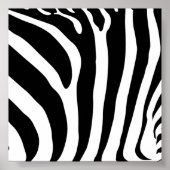 Poster Zebra Print (Voorkant)