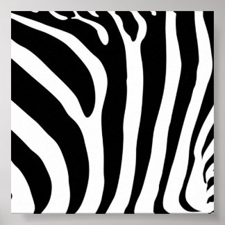 Poster Zebra Print
