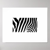 Poster - Zebra Strepen Abstract (Voorkant)