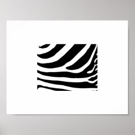 Poster - Zebrastripes Abstract 2