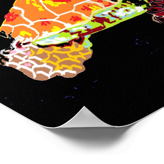 Poster: Zeeen schildpad Poster (Hoek)