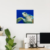 Poster Zeeschildpad (Thuiskantoor)