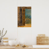 Poster - Zeezicht Acrylverf op houten paneel - Lin (Keuken)