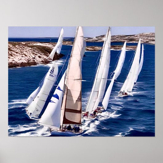 Poster Zeilen (Voorkant)