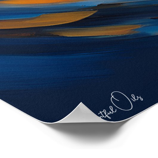 Poster | Zeilvis | Olieverfstijl (Hoek)