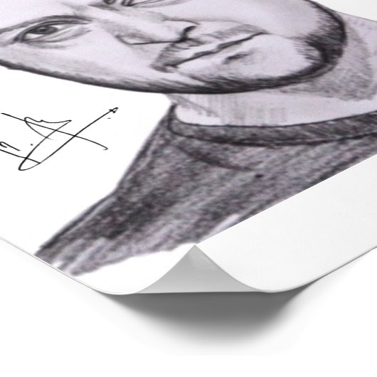 Poster Zelensky Autograaf (Hoek)