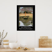 Poster zelfreflectie - Monk in Angkor Wat (Keuken)