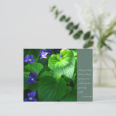 Poster Zen Proverb Quote Briefkaart (Staand voorkant)