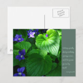 Poster Zen Proverb Quote Briefkaart (Voorkant / Achterkant)